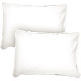 Kussenslopen - Wit - Katoen - Set van 2