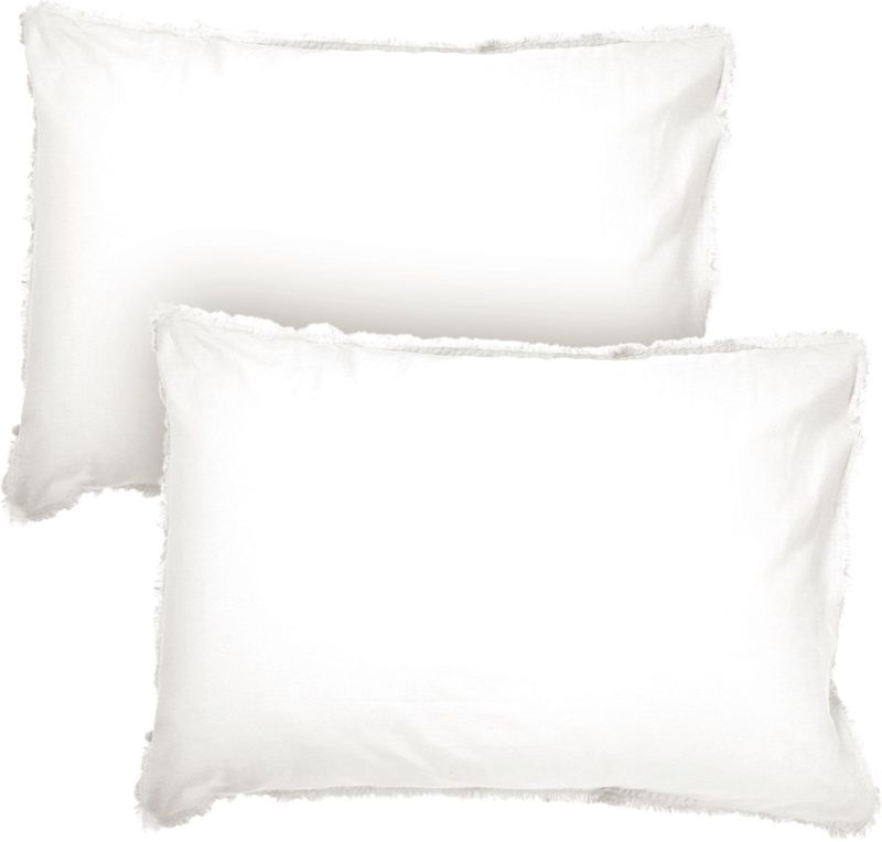 Kussenslopen - Wit - Katoen - Set van 2