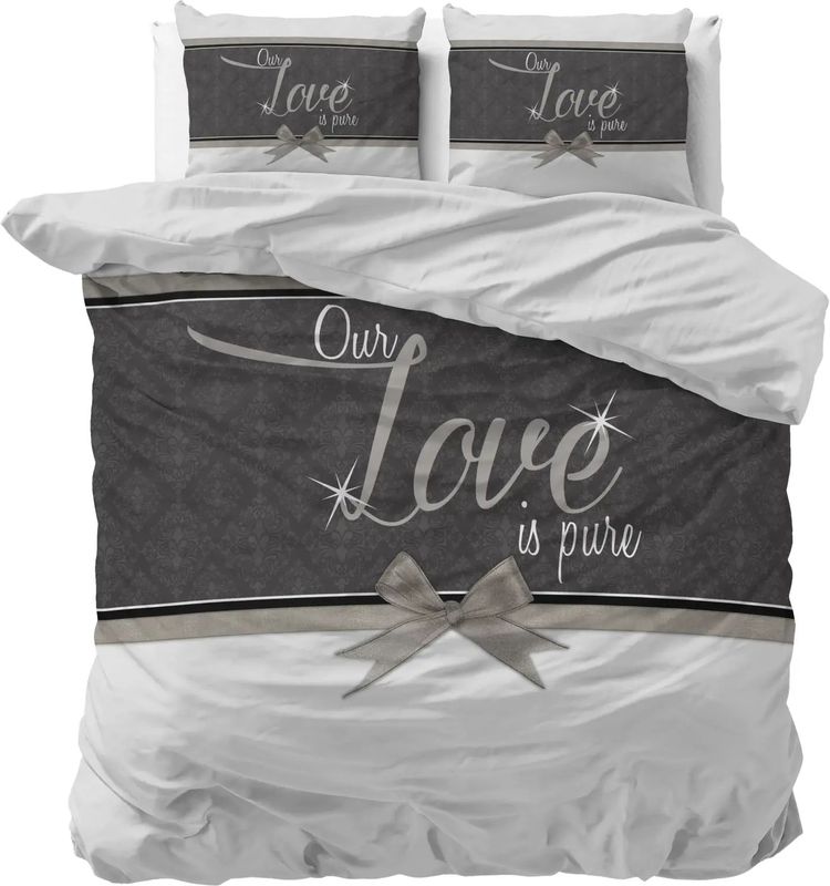 Sleeptime - Pure Love - Dekbedovertrek - Wit - 140x200x220 + 1 Kussensloop 60x70