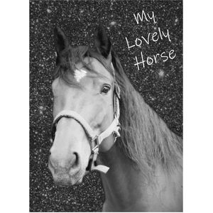 Animal Pictures - Lovely Horse Dagboek A6 Inclusief Slotje