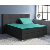 Primaviera - Splittopper Hoeslaken - Donker Groen - Katoensatijn