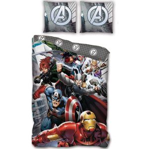 Marvel Avengers Dekbedovertrek Dream Team - Eenpersoons - 140 x 200 cm - Polyester