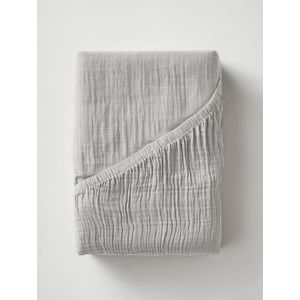 Dreamhouse - Hoeslaken Mousseline - Créme - 100% Katoen - 180x200