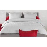 De Witte Lietaer Dekbedovertrek Katoen Satijn Zygo - Hotelmaat - 260 x 240 cm - Zilver