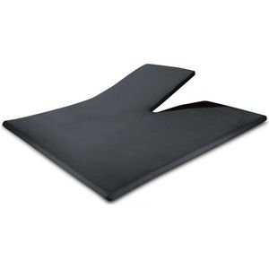 Dreamhouse - Dubbel Jersey - Hoeslaken - Zwart - 160 x 200/220 cm