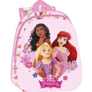 Disney Princess Rugzak, 3D Pink - 33 x 27 x 10 cm - Polyester - 33x27x10 - Roze