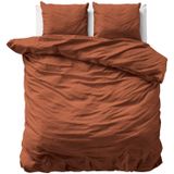 Primaviera - Deluxe Uni Satijn - Dekbedovertrek - Bruin - 240 x 200/220 cm