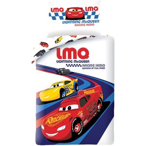 Disney Cars Dekbedovertrek LMQ - Eenpersoons - 140 x 200 cm - Katoen