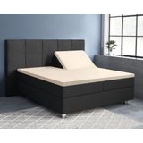 Primaviera - Splittopper Hoeslaken - Zand - Katoensatijn