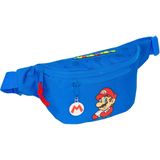 Super Mario Heuptasje, Play - 23 x 12 x 9 cm - Polyester - 23x12x9 - Blauw