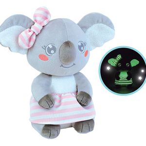 Mimi Koala Knuffel Pink Glow in the Dark - ± 22 cm - Pluche
