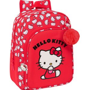 Hello Kitty Rugzak Iconic - 34 x 26 x 11 cm - Polyester - 34x26x11 - Rood