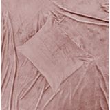 Sleeptime - Velvet Piping - Dekbedovertrek - Soft Pink - Velvet
