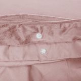 Sleeptime - Velvet Piping - Dekbedovertrek - Soft Pink - Velvet