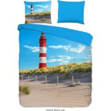 Pure Dekbedovertrek Beach - microfiber nr.20046 multi - 200x200/220 + 2 kussenslopen 60x70 - Multikleur