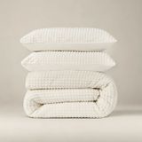 Sleeptime - Dekbedovertrek Check Teddy - Beige - 240x220 + 2 Kussenslopen 60x70