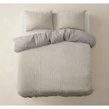 Sleeptime - Dekbedovertrek - Beige - Flanel - 140 x 220