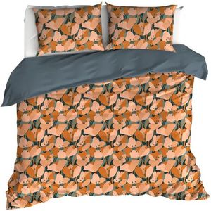 De Witte Lietaer Dekbedovertrek Aria, June Bug - Katoen Percal - 200x200/220 + 2 kussenslopen 60x70 - Oranje