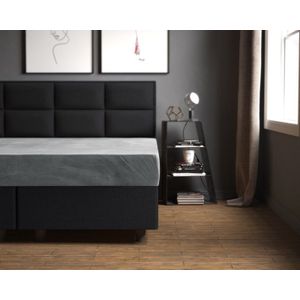 Sleeptime Velvet Hoeslaken Grijs (Zacht en soepel) - 90x200/30