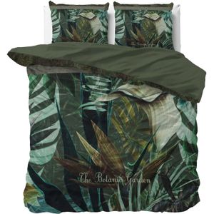 Sleeptime - The Botanic Garden - Dekbedovertrek - Groen - 200x200x220 + 2 Kussenslopen 60x70