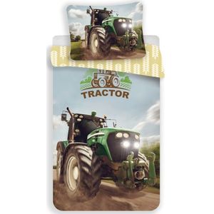 Sweet Home Dekbedovertrek Tractor - 140 x 200 cm / 70 x 90 cm - Katoen - 140x200 + 1 kussensloop 70x90 - Multikleur