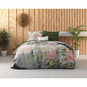 Dreamhouse Dekbedovertrek Mystery Flower White - 200x200/220 + 2 kussenslopen 60x70 - Wit