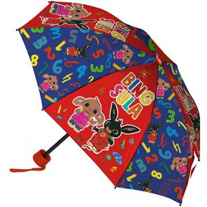 Bing Bunny Paraplu, Friends Rond 90 x 24/55 cm - Polyester - Multikleur