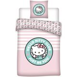 Dekbedovertrek - Wit - Katoen - Eenpersoons