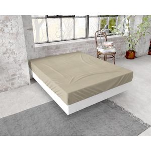 Dreamhouse - Hoeslaken Flanel 150g. Taupe --90x200/210/30