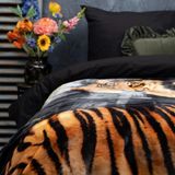 Sleeptime Woon-slaapdeken Tiger king Multi 200 x 240 - 200x240 - Multikleur