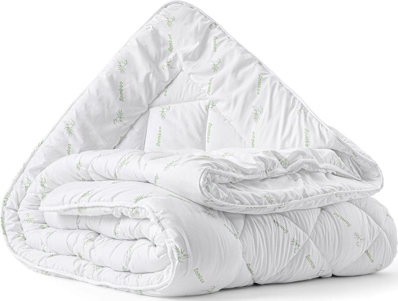 Dekbed - Wit - Katoen - Enkelvoudig