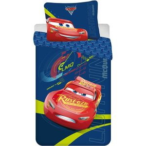 Disney Cars Dekbedovertrek, McQueen - Eenpersoons - 140 x 200 cm - Katoen