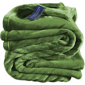 De Witte Lietaer Fleece deken Cosy - 150 x 200 cm - Cactus