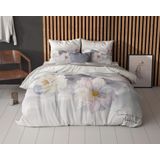 Sleeptime - Dekbedovertrek Annique - Grijs - 100% Microperkal - 200x220 cm + 2 Kussenslopen 60x70 cm