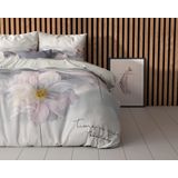 Sleeptime - Dekbedovertrek Annique - Grijs - 100% Microperkal - 200x220 cm + 2 Kussenslopen 60x70 cm