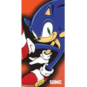 Sonic Strandlaken Comic - 70 x 140 cm - Kat en - 70x140 - Multikleur