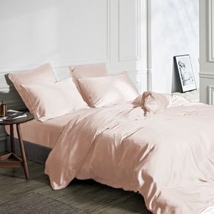 Primaviera DeLuxe Dekbedovertrek 100% Bamboo Pink - 240x220 + 2 kussenslopen 60x70 - Roze
