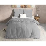 Dreamhouse - Mendez - Dekbedovertrek - Grijs - 240x220 + 2 Kussenslopen 60x70