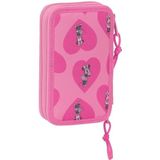 Disney Minnie Mouse - Gevuld Etui, Loving - 28 st. - 19,5 x 12,5 x 4 cm - Polyester