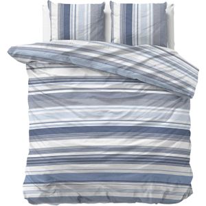 Sleeptime Dekbedovertrek Stripy Blauw - 200x200