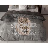 Dekbedovertrek - Blauw - Katoen