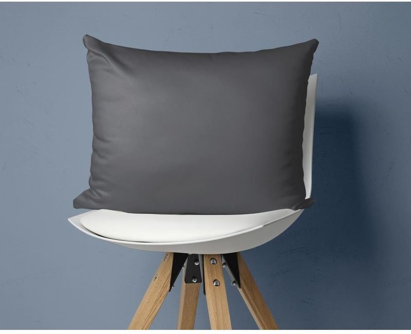 Primaviera Deluxe Satijnen Kussensloop 2 pack - Kussenslopen - 60 x 70 cm - Antraciet