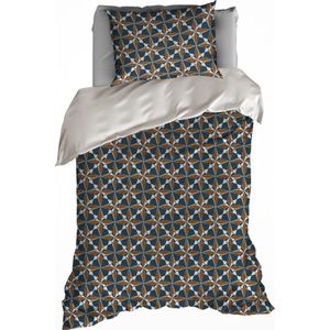 Dekbedovertrek - Wit - Katoen - Eenpersoons