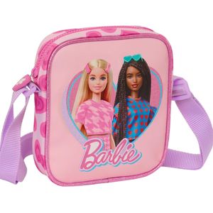 Barbie Mini Schoudertas, Love - 18 x 16 x 4 cm - Polyester - 18x16x4 - Roze