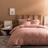 Dekbedovertrek - Blauw - Katoen - Eenpersoons