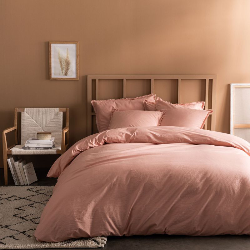 Dekbedovertrek - Blauw - Katoen - Eenpersoons