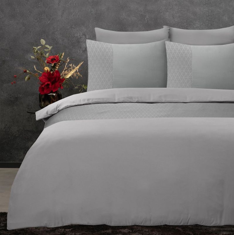 Sleeptime - Dekbedovertrek Monte Negro Zand - Beige - 140x200/260 + Kussensloop 60x70