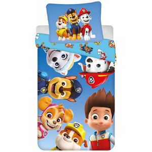 PAW Patrol Dekbedovertrek Puppy Power - Eenpersoons - 140 x 200 cm - Polyester