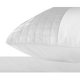 Dreamtime - Velvet Band - Kussensloop - Wit - 2pack