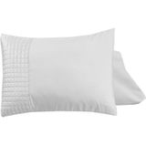 Dreamtime - Velvet Band - Kussensloop - Wit - 2pack